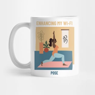 Enhancing My Wi-Fi Yoga Pose Mug